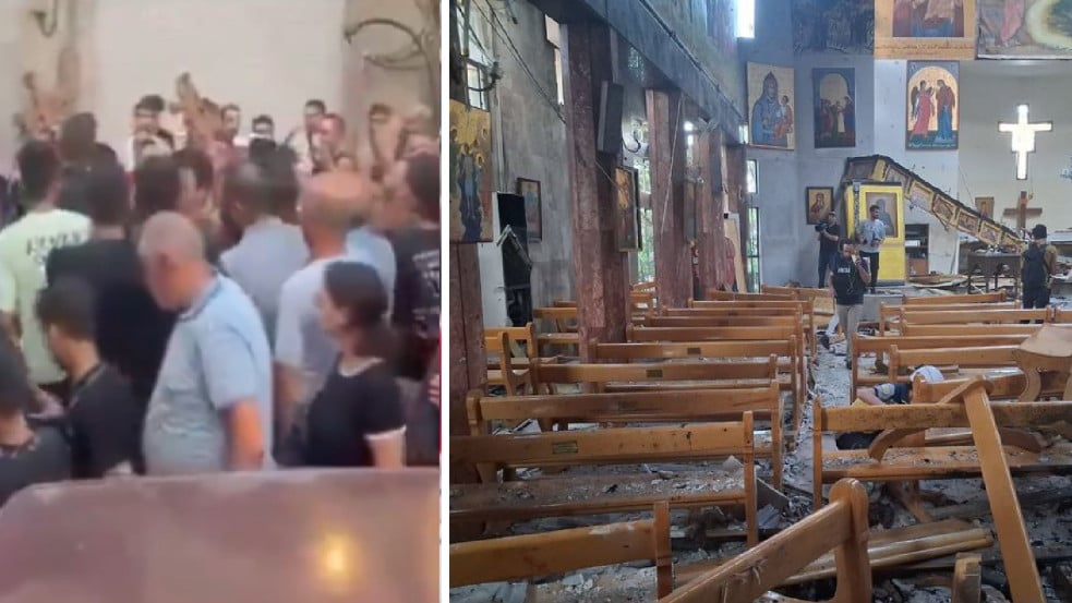 „Mindannyian Krisztuséi vagyunk!” - damaszkuszi keresztények bátor csoportja demonstrálta hitét a szír főváros utcáin