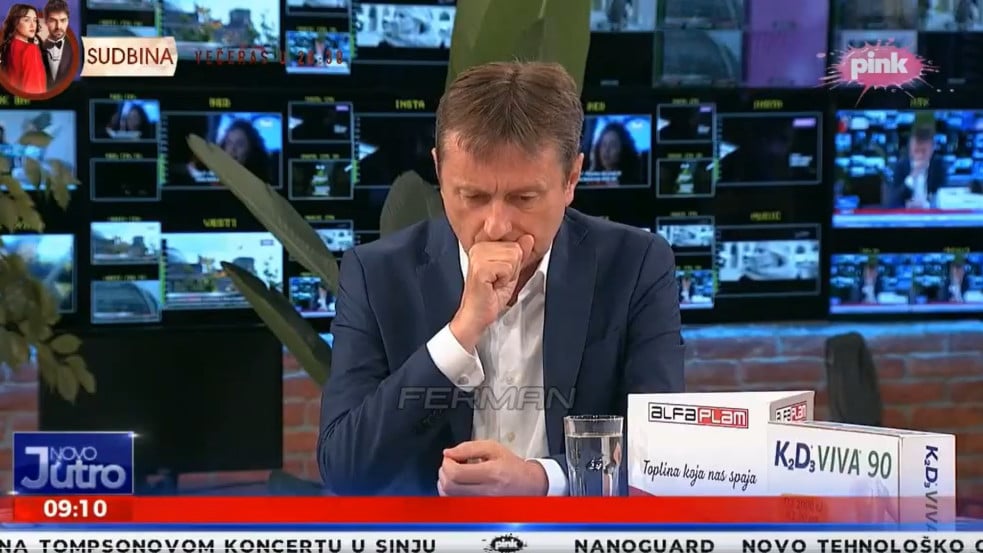 Élő adásban kapott agyvérzést a szerb befektetési miniszter