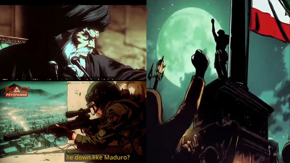 AI-jal gyártott anime videóban mutatják be az iráni tüntetéseket