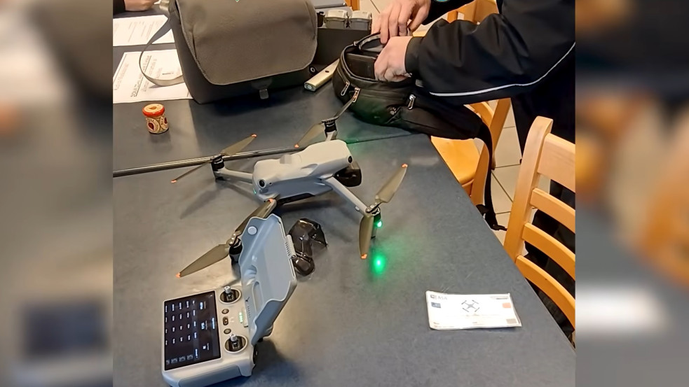 Videó: A Liszt Ferenc Reptérnél drónozott, a készenlétisek mentek érte