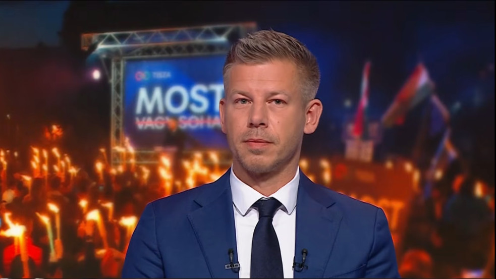 Magyar Péter a közmédiában beszélt kormányzási terveiről