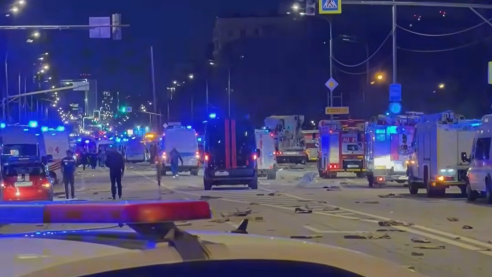 Drón csapódott egy moszkvai toronyházba