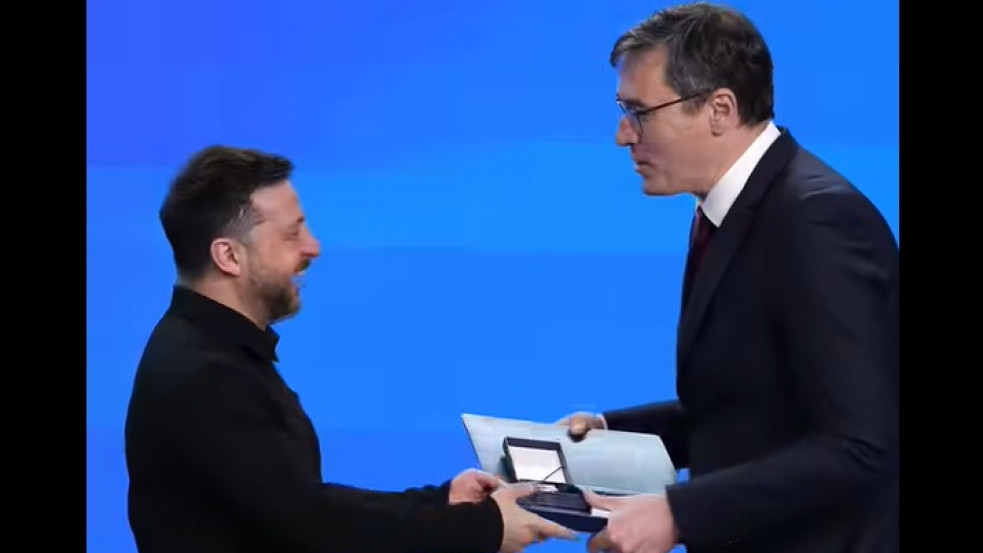 Videó: Zelenszkij kitüntette Karácsony Gergelyt Ukrajna támogatásáért