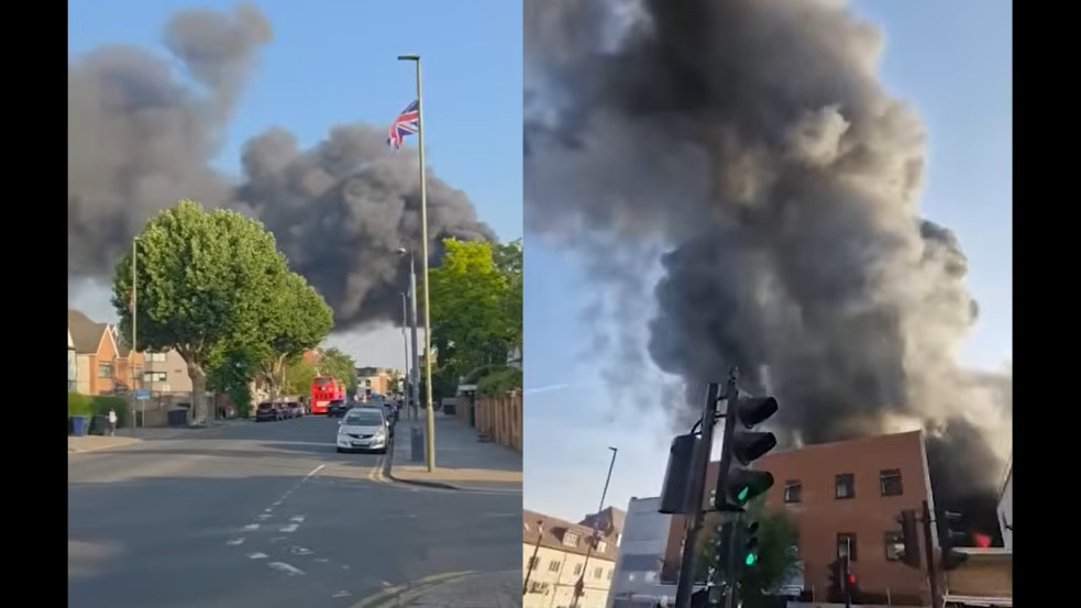 Akkora tűz ütött ki London zsidónegyedében, hogy szinte az egész városban látni lehetett a füstfelhőt