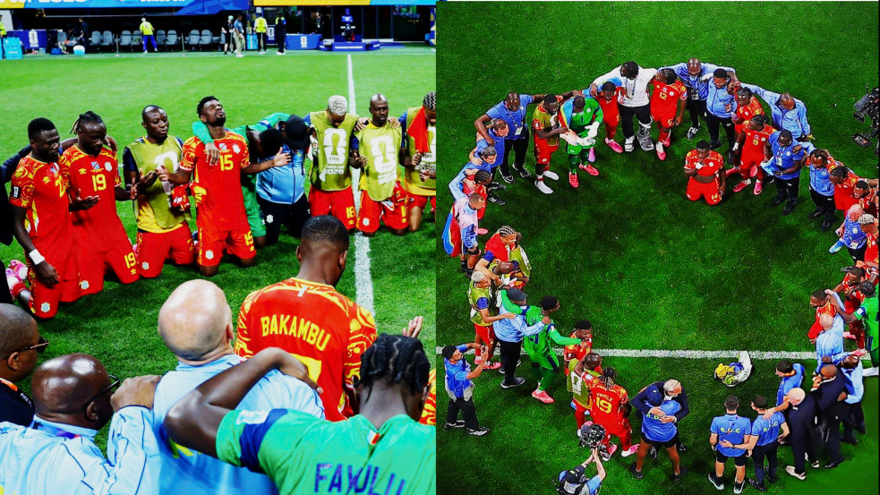 „Köszönöm, Jézus” – együtt imádkozott a kongói válogatott, miután 3-1-re legyőzték Üzbegisztánt