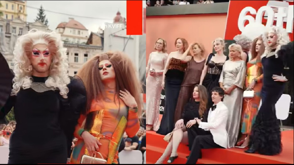 Drag queenekkel fotózkodott a kulturális államtitkár felesége egy filmfesztiválon