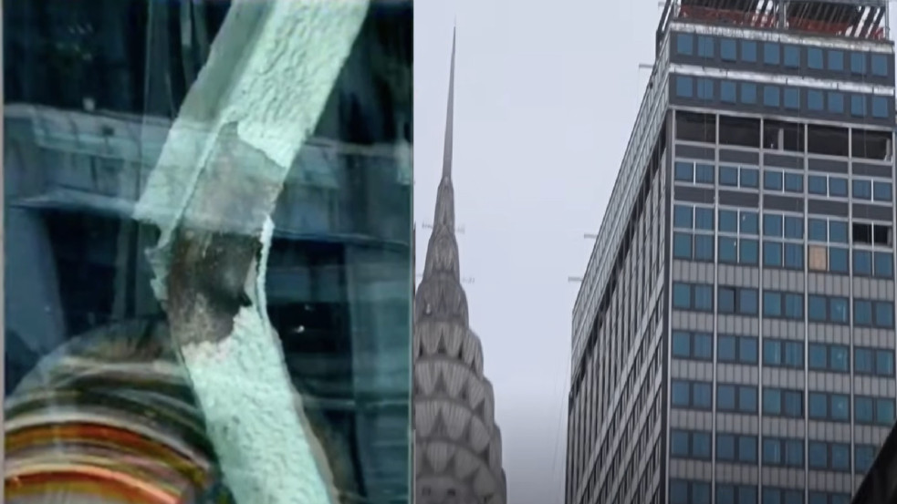 Összeomlás veszélye miatt evakuálni kellett egy toronyházat New York belvárosában