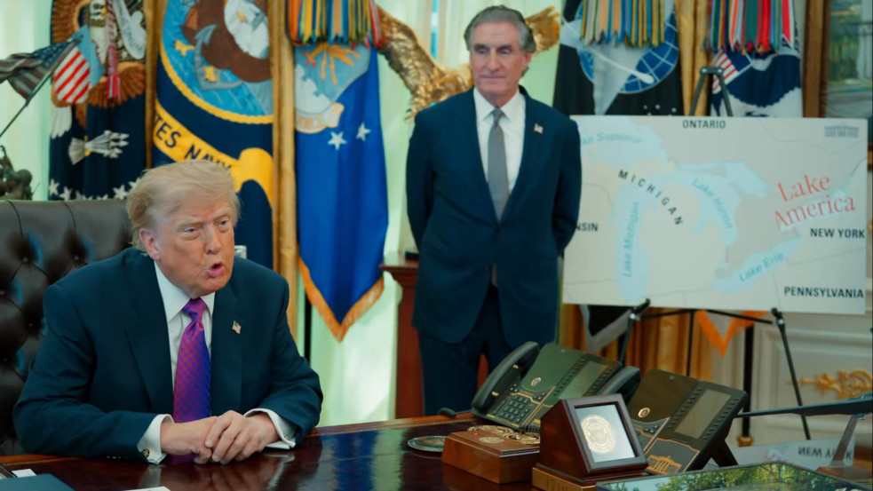 Amerika lett az Ontarióból: Trump átnevezte az amerikai-kanadai határ egyik legnagyobb tavát