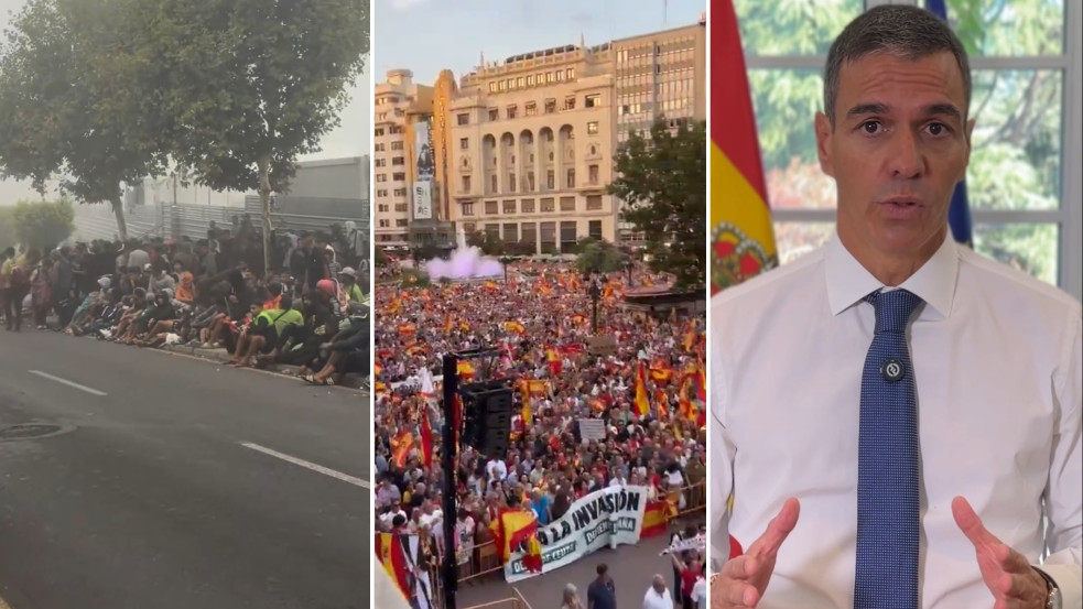 Lelepleződött a spanyol kormány: Képeken, ahogy marokkói rendőrök terelik a migránsrohamot Ceutára