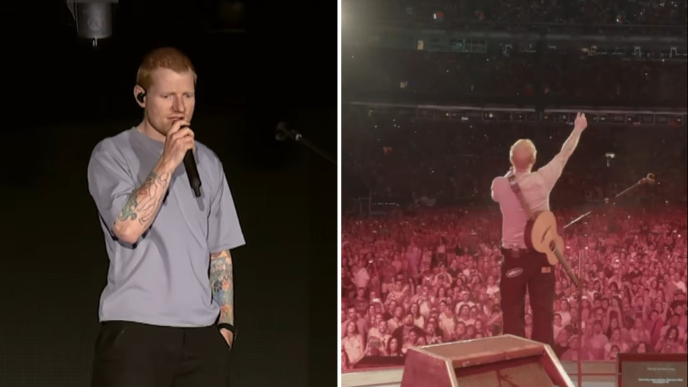 Egyedül a színpadon: Ed Sheeran könnyek között kért bocsánatot