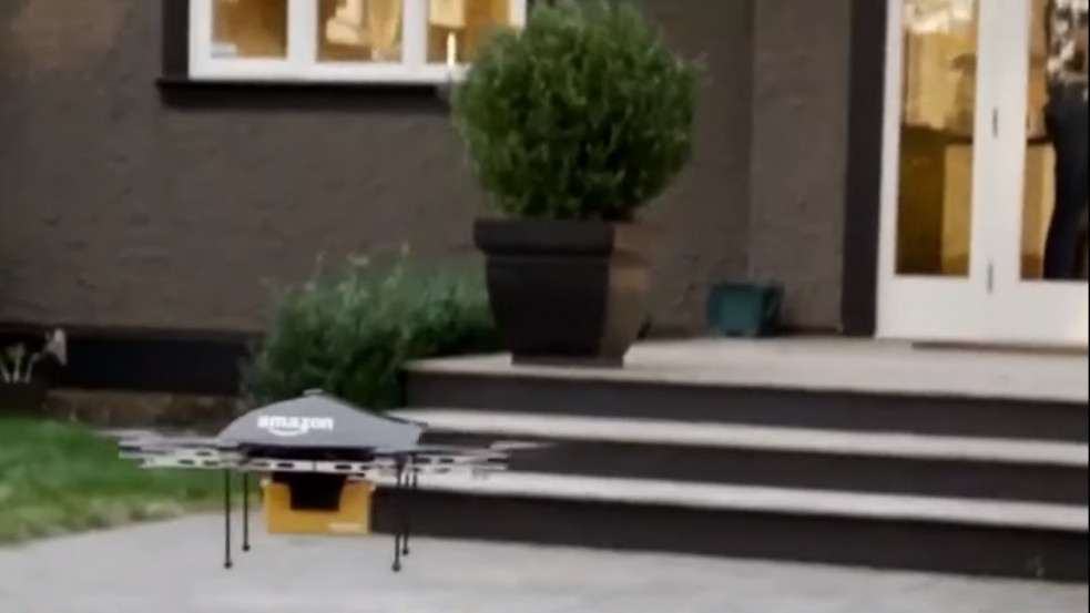 Itt a jövő? Drónos kiszállításba kezd az Amazon Kaliforniában