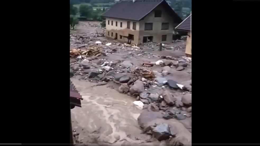 Videó: brutális áradások zúdultak rá a dél-ausztriai Karintiára