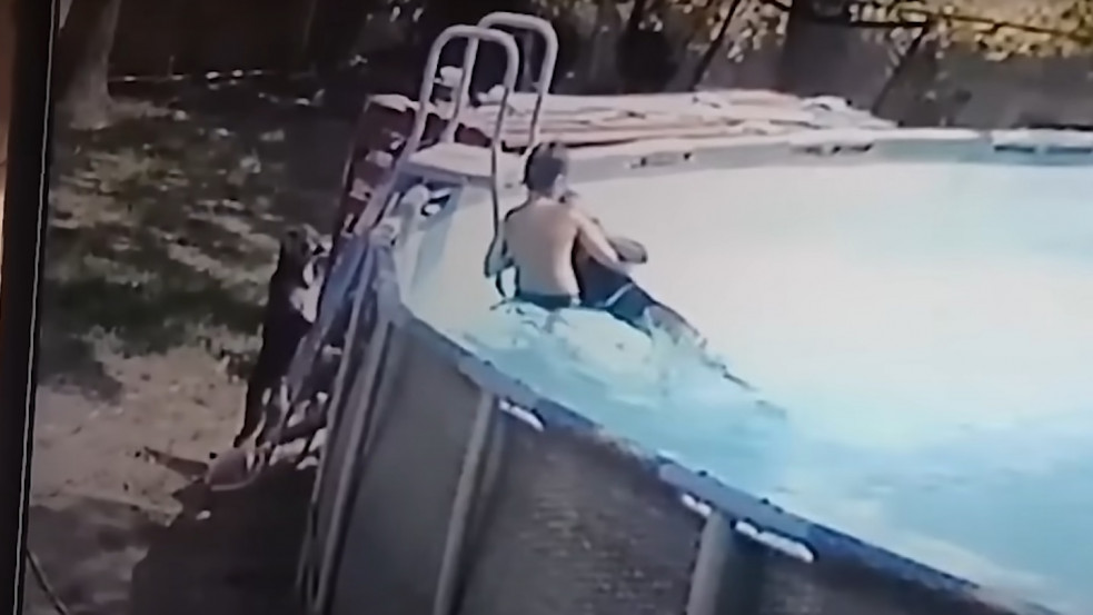Videó: 10 éves kisfiú mentette ki a családi medencéből fuldokló édesanyját