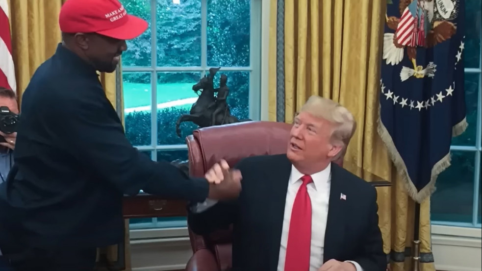 Ezért esett egymásnak Kanye West és Donald Trump a hálaadásnapi vacsorán