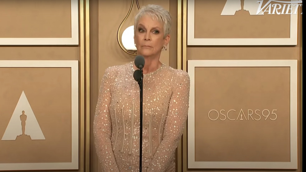 Az Oscar-díjat nyert Jamie Lee Curtis közölte, szereti a magyar örökségét, aztán megfagyott a levegő – videó