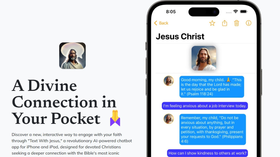 Bizarr: egy új alkalmazás segítségével valós időben chatelhetünk Jézussal – jobban mondva a mesterséges intelligenciával