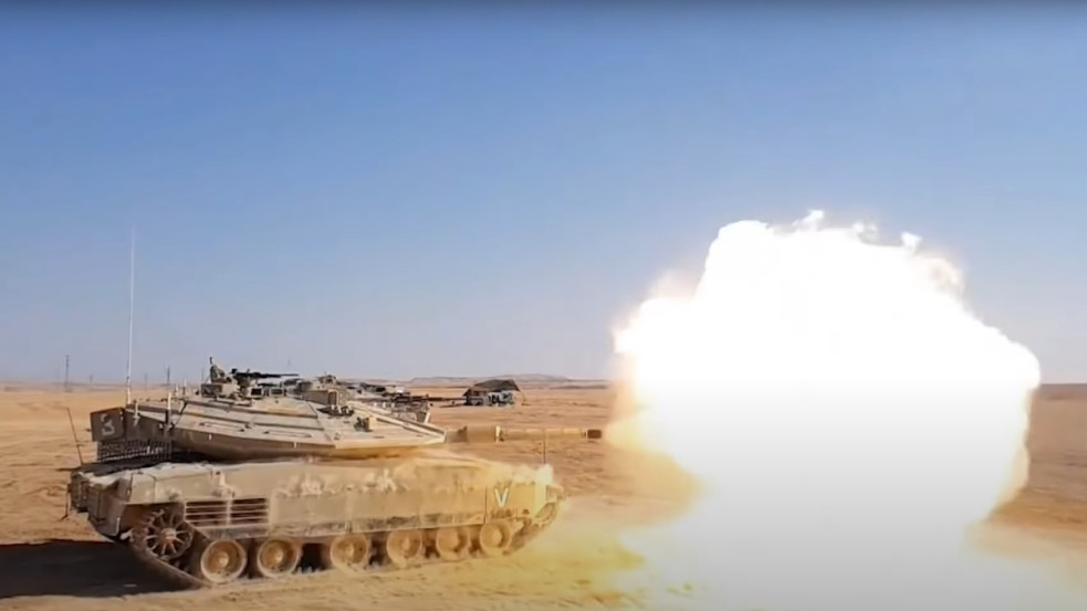 Így néz ki Izrael legújabb, mesterséges intelligenciával ellátott tankja - felvétel