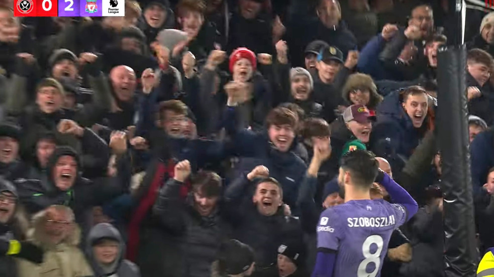 Videó: Hosszabbításban szerzett bravúros gólt Szoboszlai a Liverpoolnak