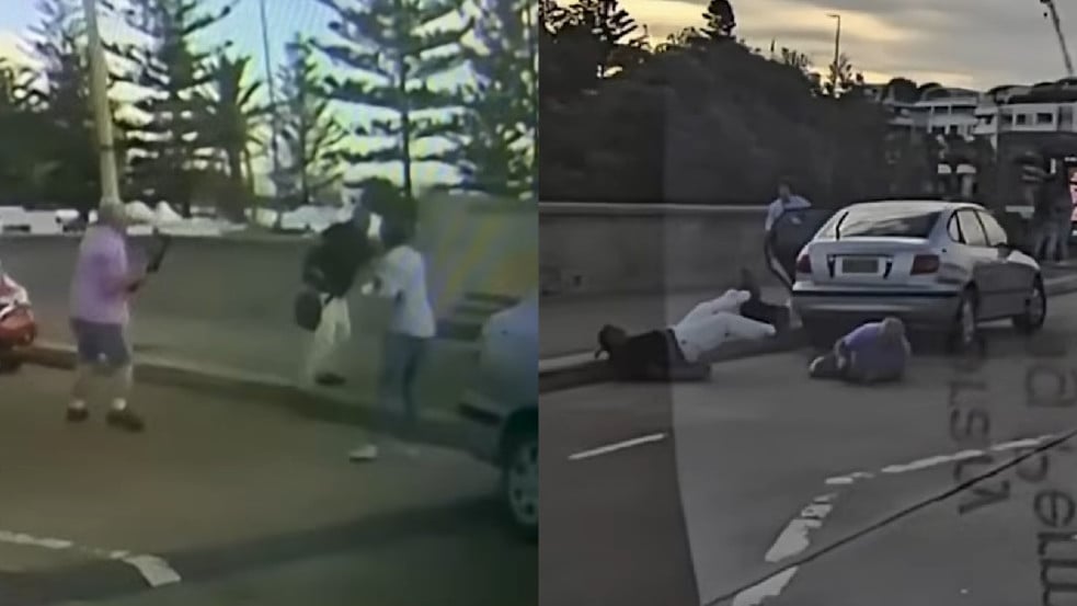 (18+) Kamera rögzítette, ahogy egy idős házaspár az életét áldozva próbálta megfékezni az egyik Bondi Beach-i terroristát