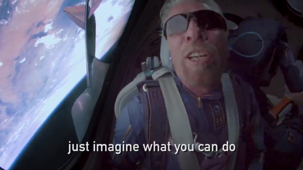 Elérte az űr peremét Richard Branson és a Virgin Galactic hajója - videó