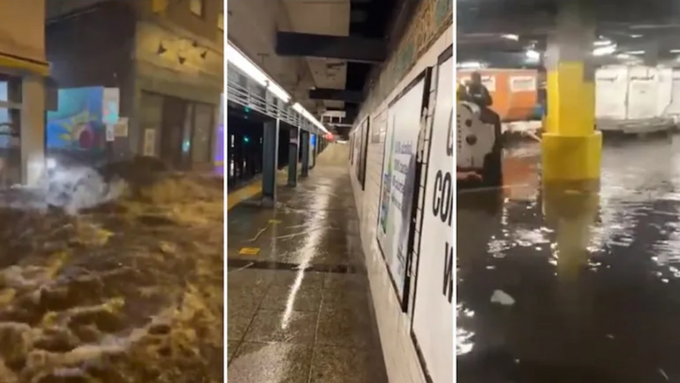 Elképesztő felvételek: "brutális áradások" New Yorkban is