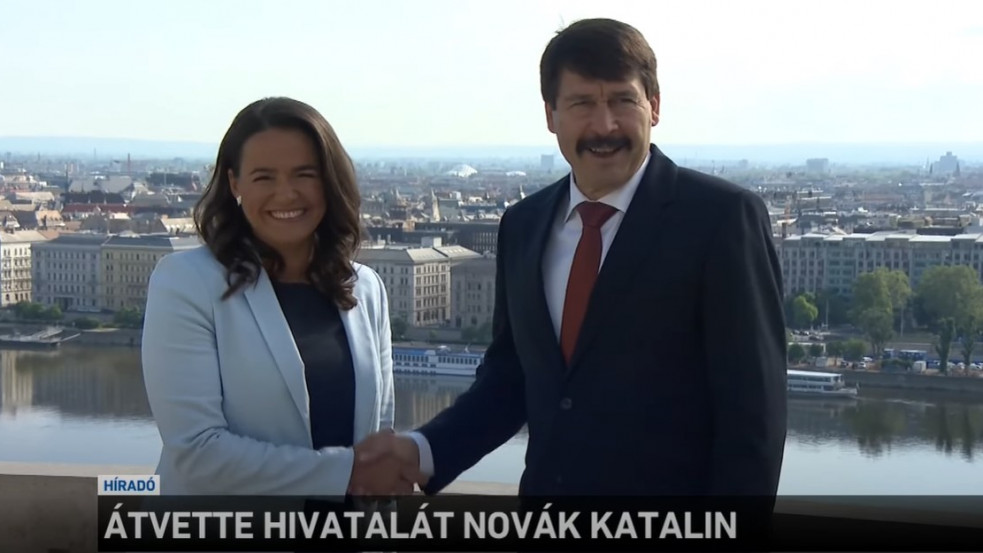  Izrael elnöke gratulált Novák Katalinnak