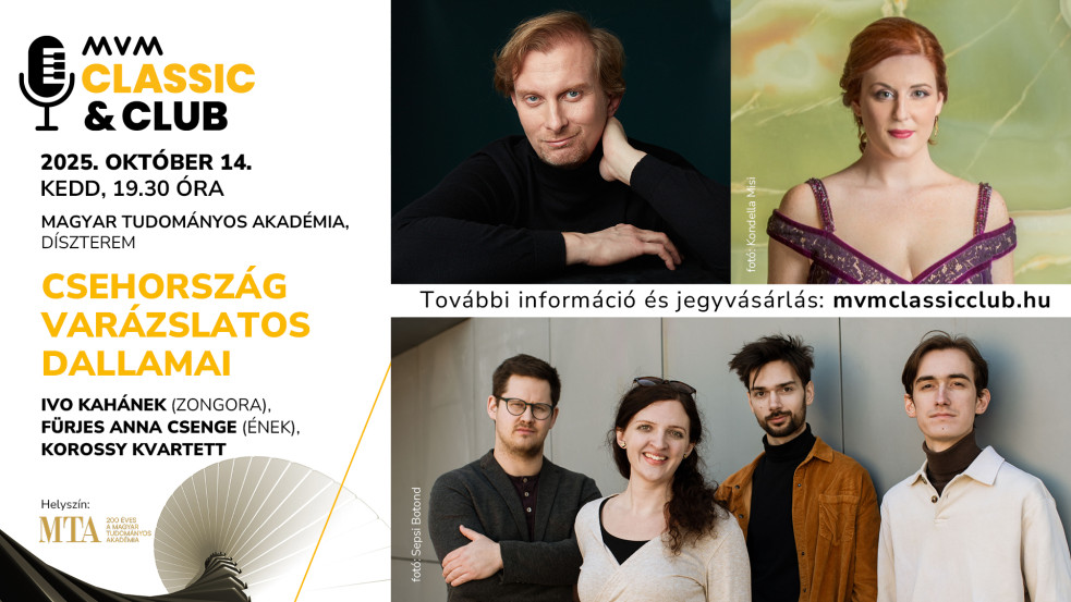 Exkluzív zenei programokkal folytatódik az MVM Classic&Club koncertsorozat