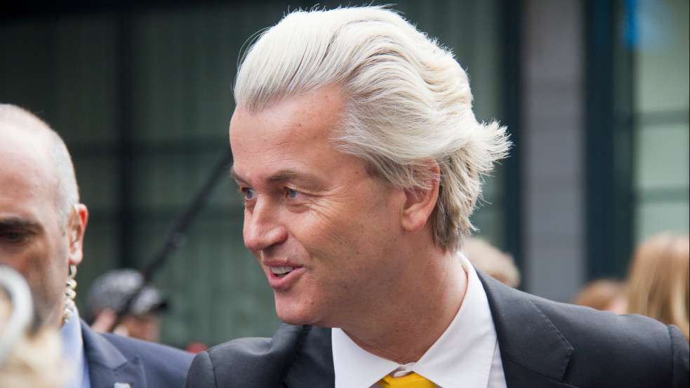Budapestre látogat Hollandia leendő miniszterelnöke, Geert Wilders
