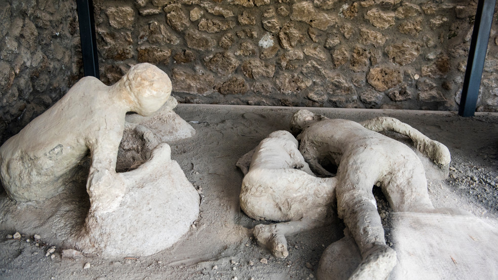 Új információkra bukkantak a pompeji vulkánkitörés áldozatainak utolsó perceivel kapcsolatban