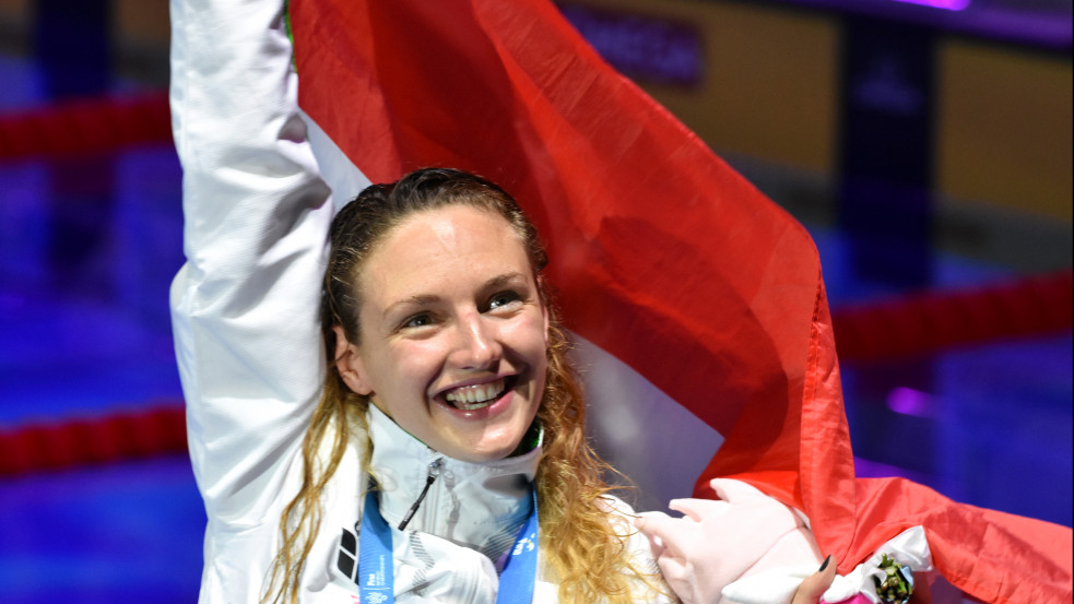 Gyermeket vár Hosszú Katinka háromszoros olimpiai bajnok