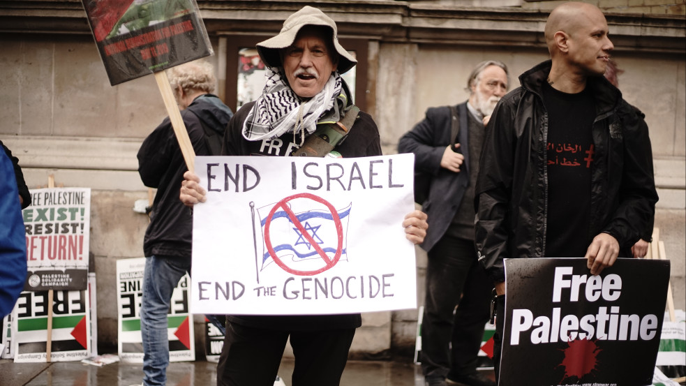 Százezren tüntettek Izrael ellen London szívében