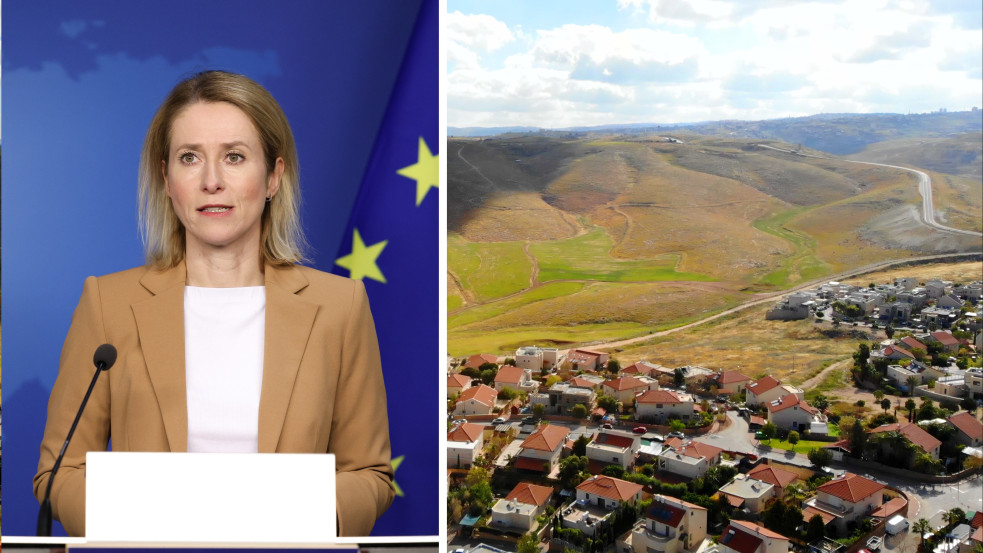 Kallas örül, hogy az EU végre elítélheti a bibliai területeken élő izraelieket, a jelek szerint nincs több magyar vétó