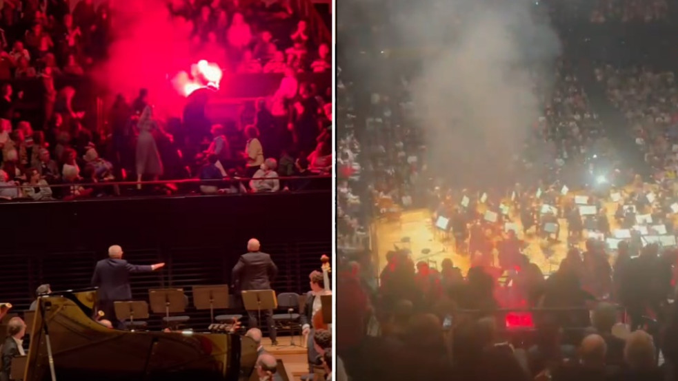 Botrány: Izrael-ellenes tüntetők gyújtogattak Schiff Andrásék párizsi koncertjén