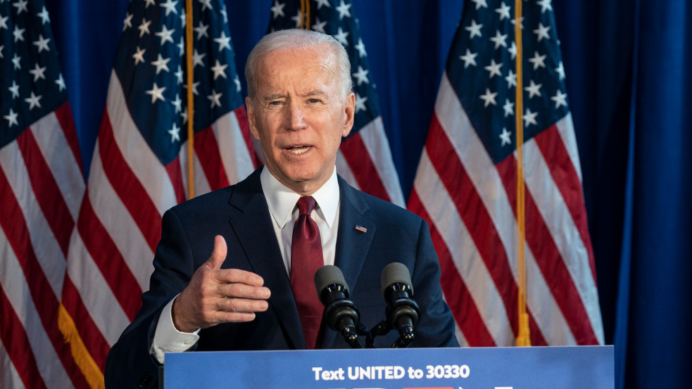 Klímaanarchista szakította félbe Biden beszédét - ezt tudta reagálni az elnök