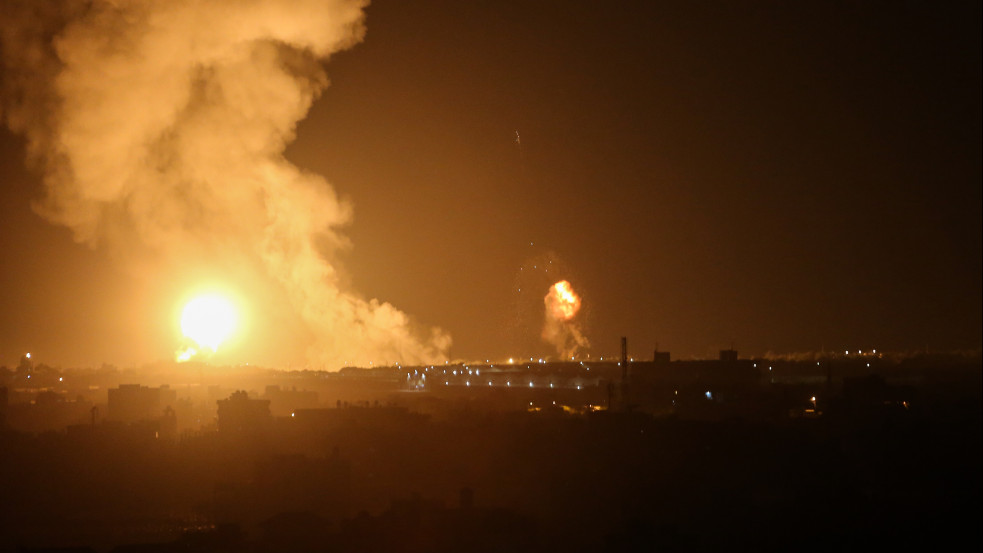 Rakétatámadást követően jelentős válaszcsapást mért a Hamász gázai állásaira Izrael
