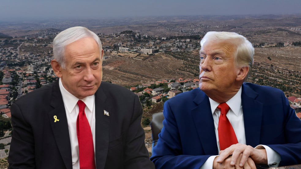 Trump: Izrael nem annektálhatja Ciszjordániát