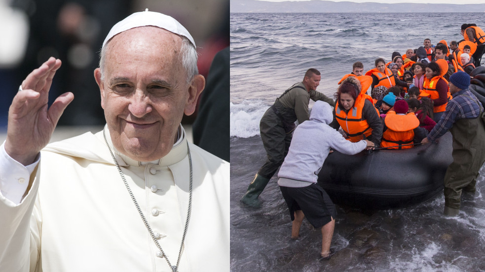 Katasztrófát vizionált Ferenc pápa az "önző, nacionalista" országok migrációs politikája kapcsán