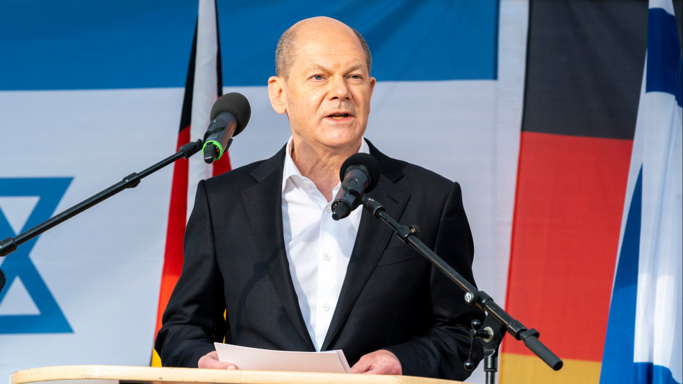 "Óvatosnak kell lennünk" - Jeruzsálembe látogatott a német kancellár