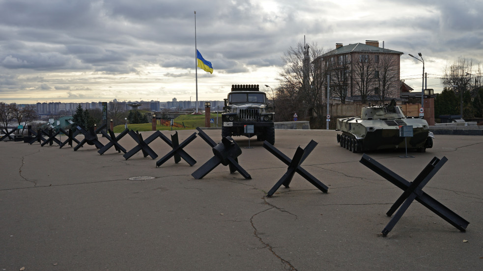  Rakéták csapódtak Kijevbe, miközben az ENSZ-főtitkár a városban tárgyalt