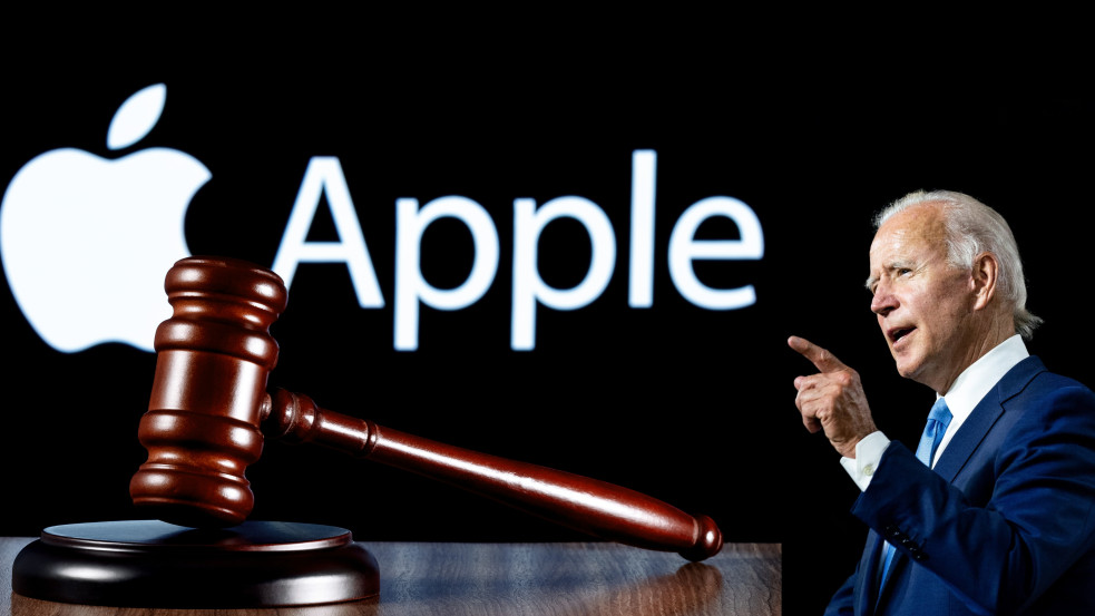 Pert indítanak az Apple ellen Bidenék 12 szövetségi állammal közösen