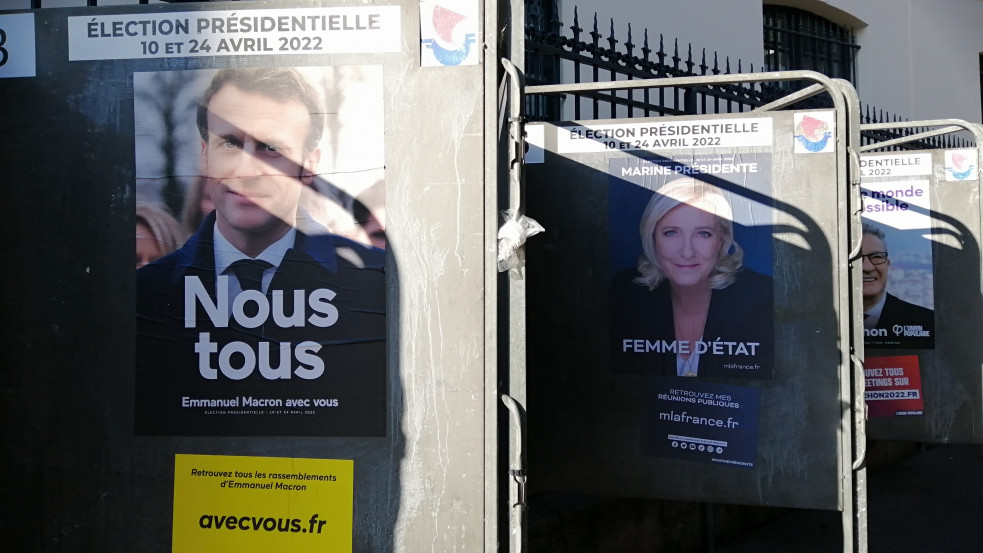 Nagyon szoros csata várható Macron és Le Pen között a második fordulóban