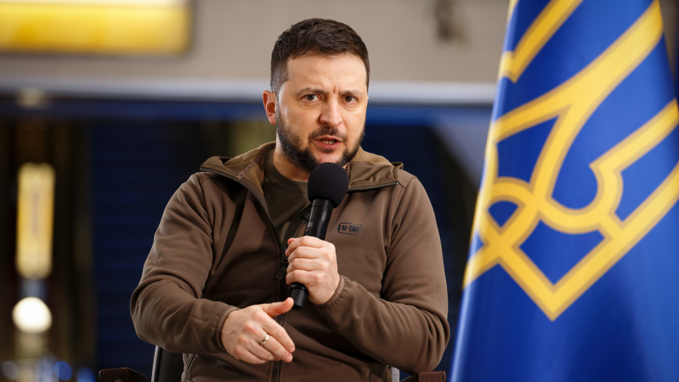 Zelenszkij keményen beleszállt Németországba, kioktatta a kancellárt