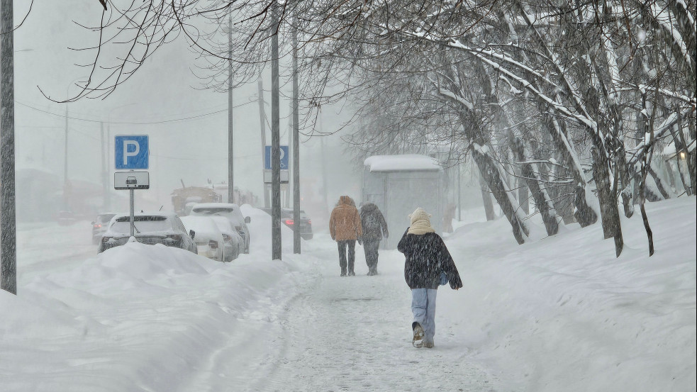 1987 óta nem látott tavaszi rekordhavazás miatt ment el az áram Moszkva környékén