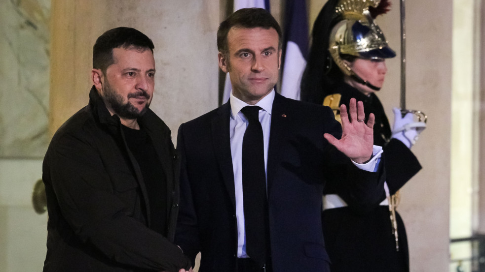 Nyugati katonák Ukrajnában? Macron újra megszólalt