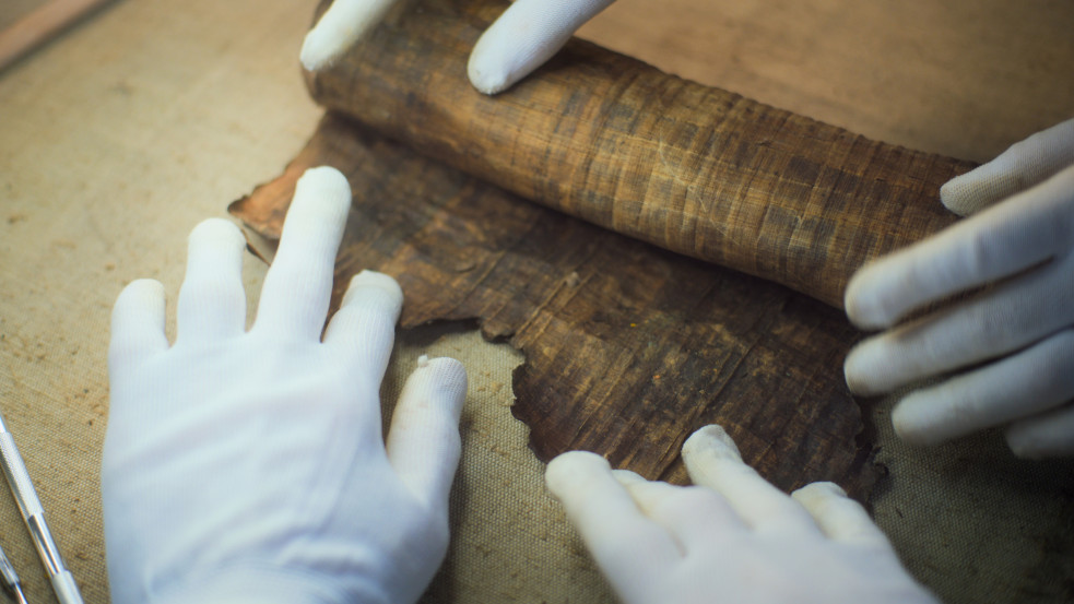 Homérosz művének részlete szerepel egy ókori egyiptomi múmiában talált papiruszon