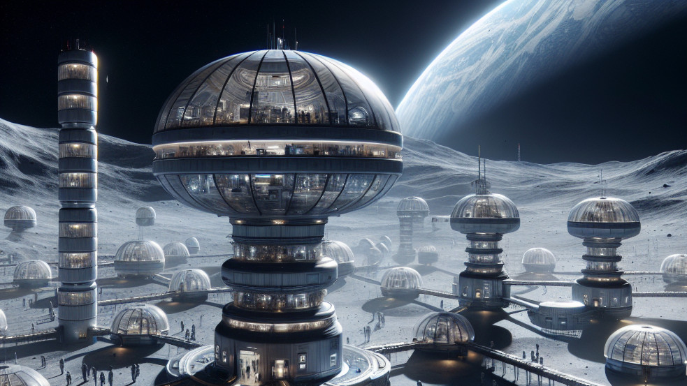 Tíz éven belül önfenntartó várost húzna fel a Holdon Elon Musk