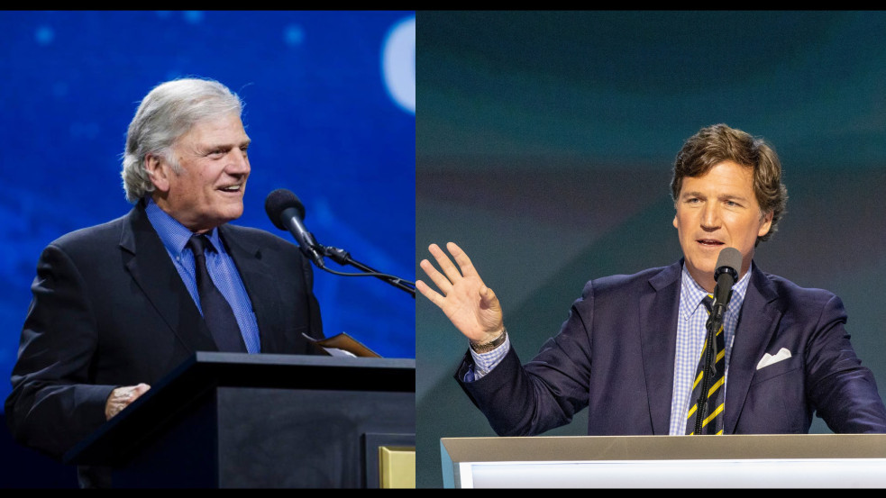 Tucker Carlson szerint Franklin Graham a háta mögött levelet írt Trumpnak és leantiszemitázta