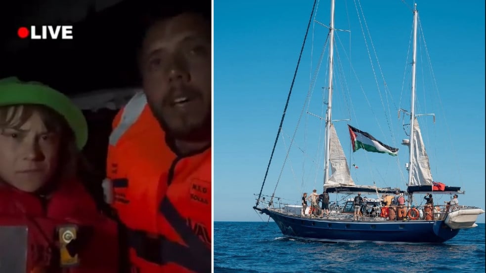 „Drón kering felettünk!” - hisztérikus vészjelzést adott le Greta Thunbergék hajója