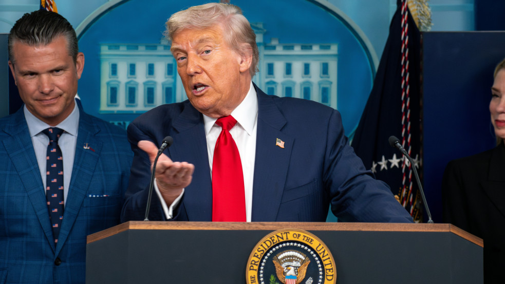Trump: erővel kényszerítjük a Hamászt a fegyverletételre, ha magától nem hajlandó rá
