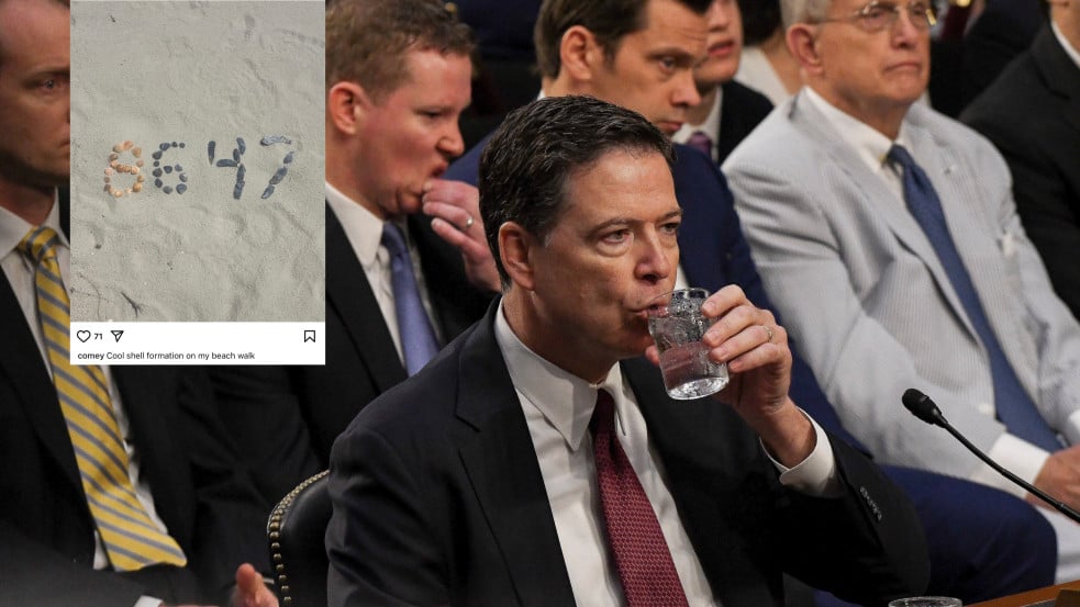 Trumpot „fenyegető” kagylós fotó miatt indult nyomozás az FBI volt igazgatója ellen